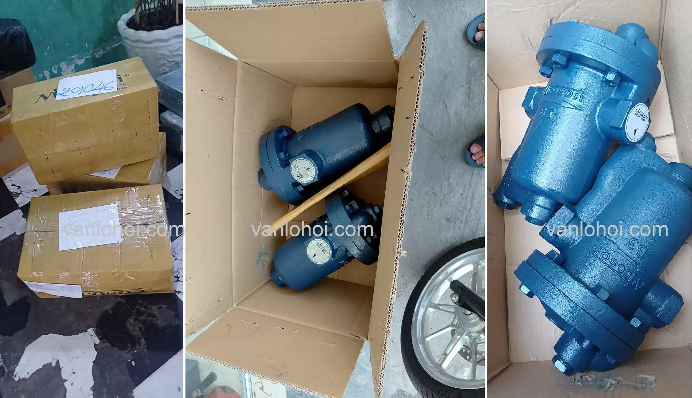 Bẫy hơi gầu đảo Nicoson B1 B2 B3 B4 B5