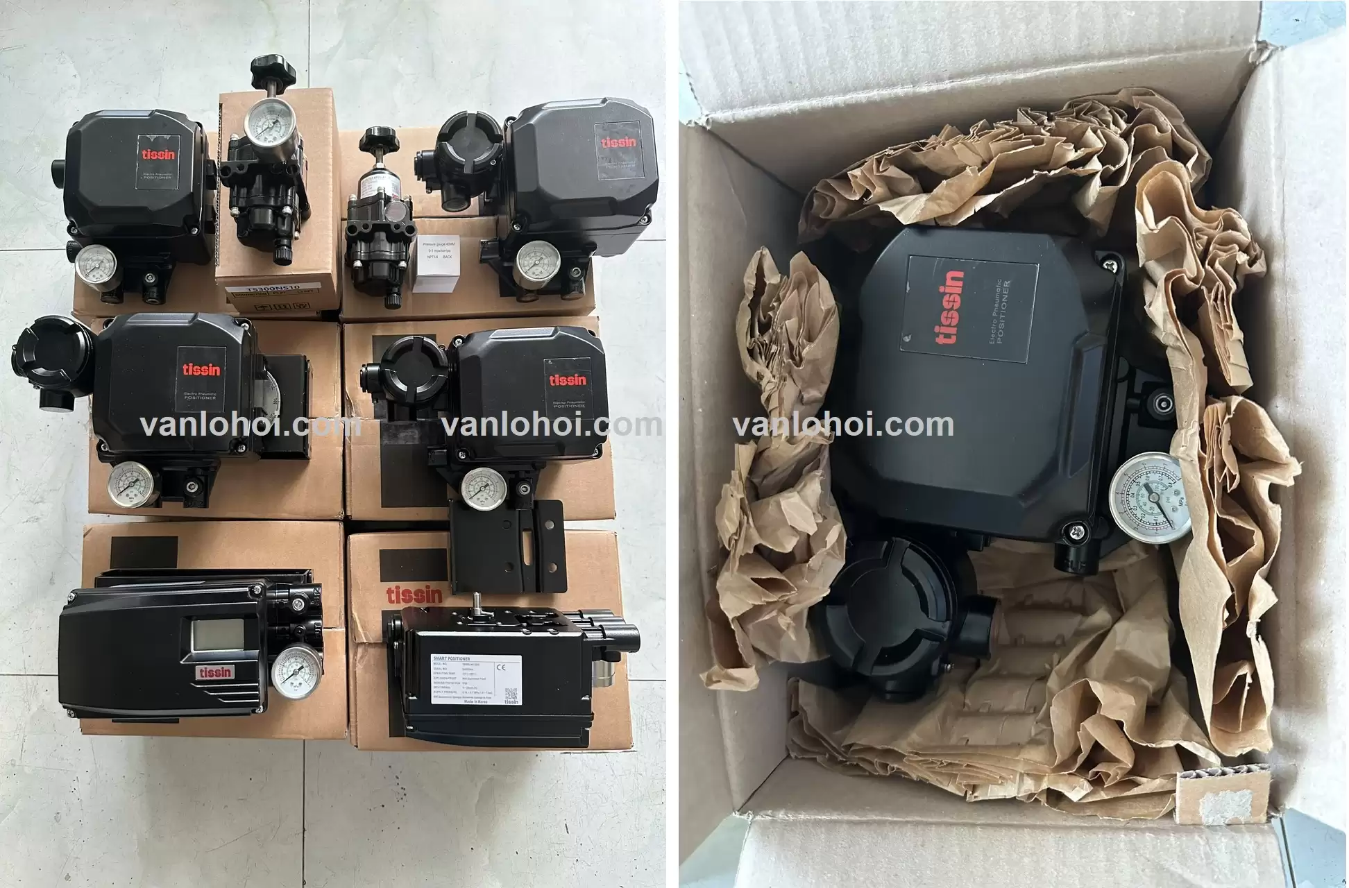 bộ định vị tuyến tính van Positioner Tissin TS600R 4~20mA