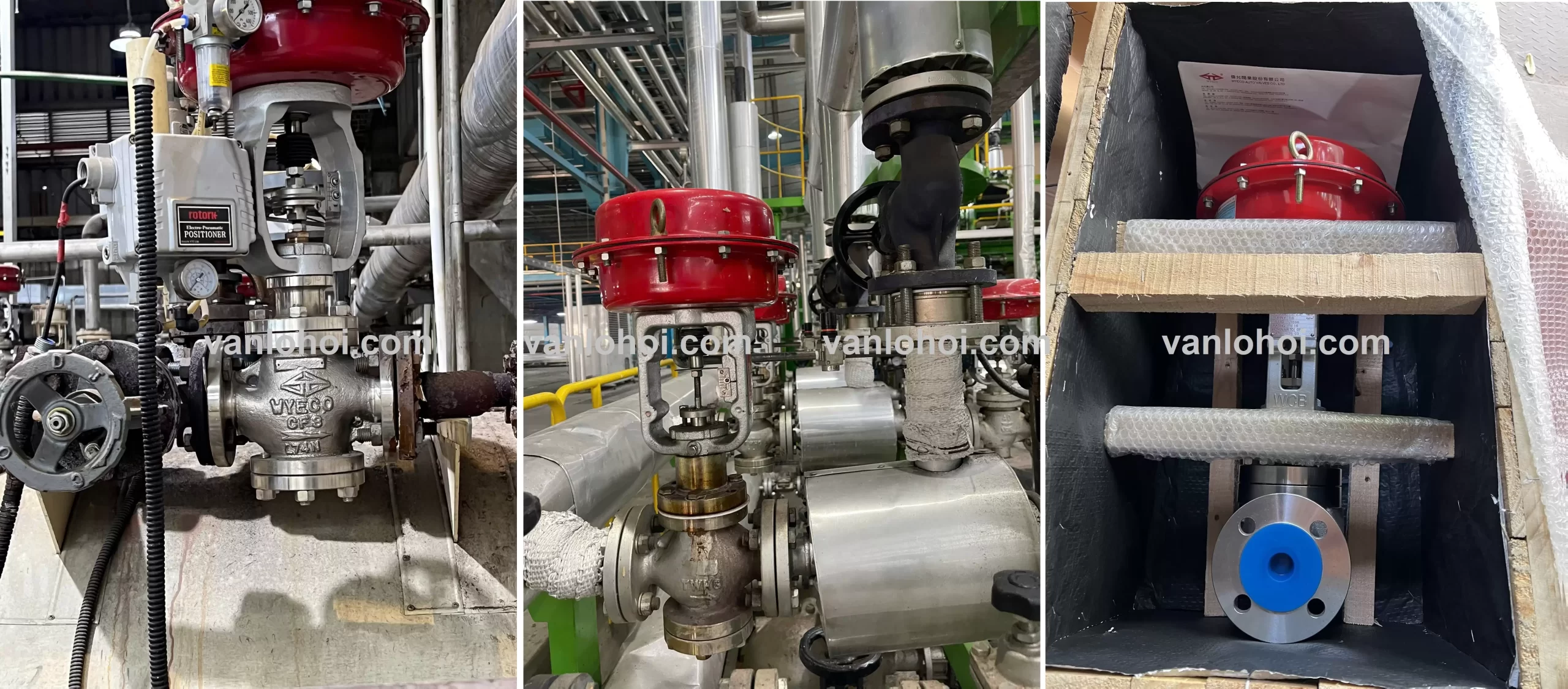 Van cầu tuyến tính Wyeco 8000 Series 4-20mA WY-852